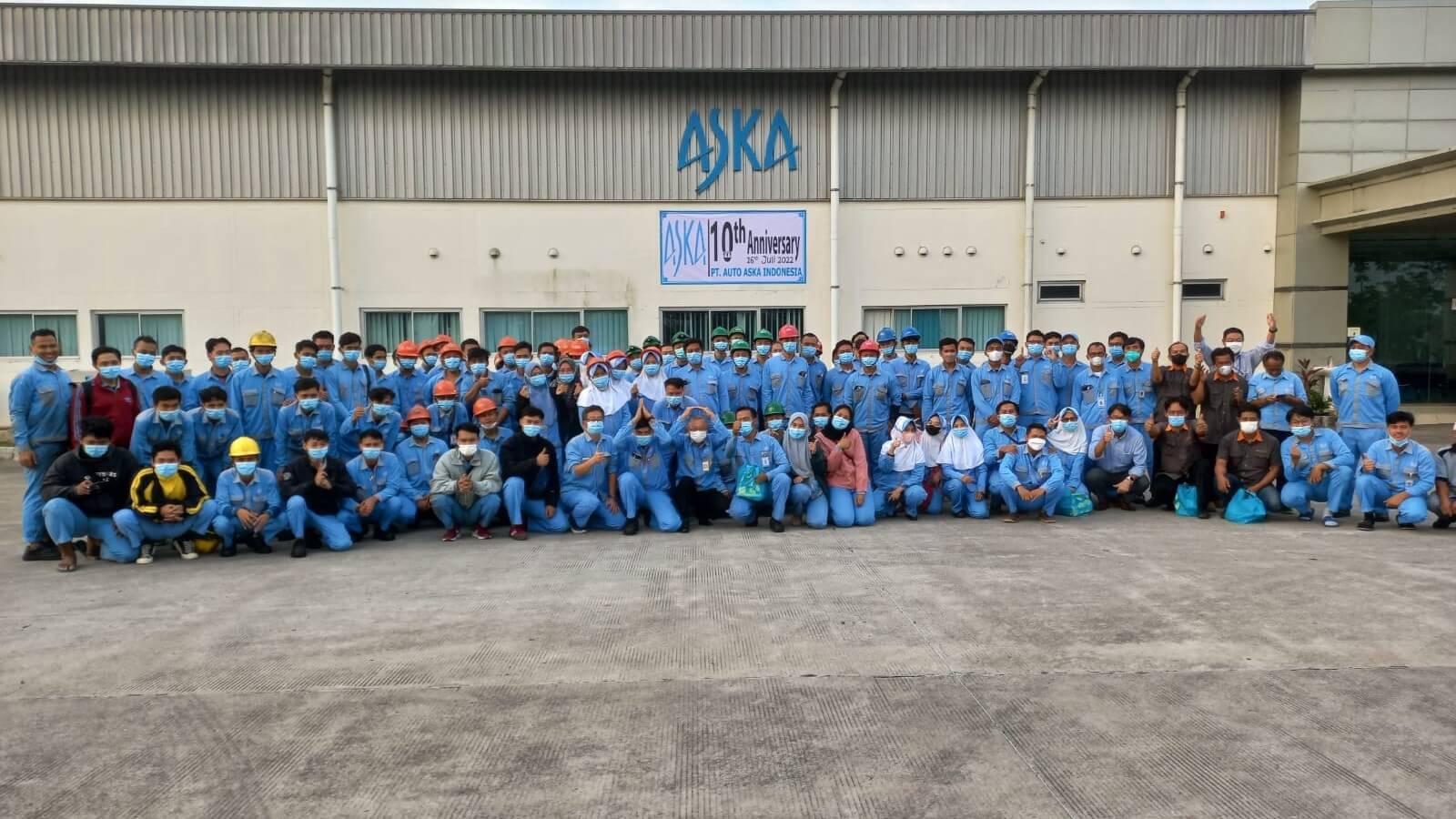 Perayaan PT Auto Aska Indonesia ke 10